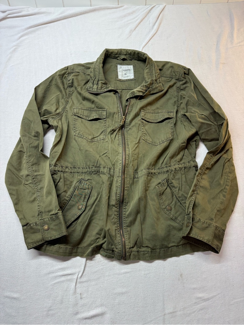 Sonoma Olive Military Field Jacket